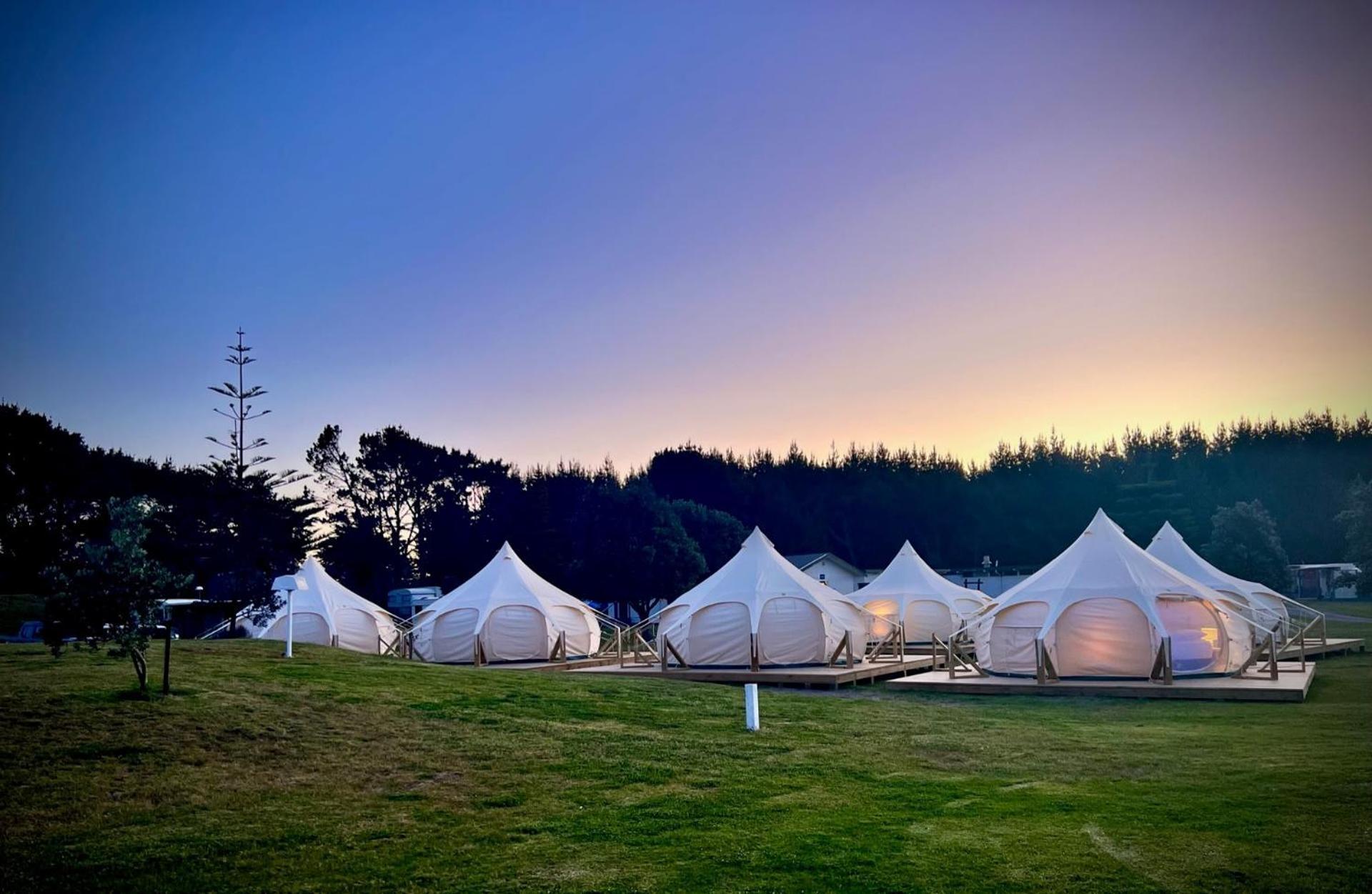 Foxton Beach Holiday Park Extérieur photo