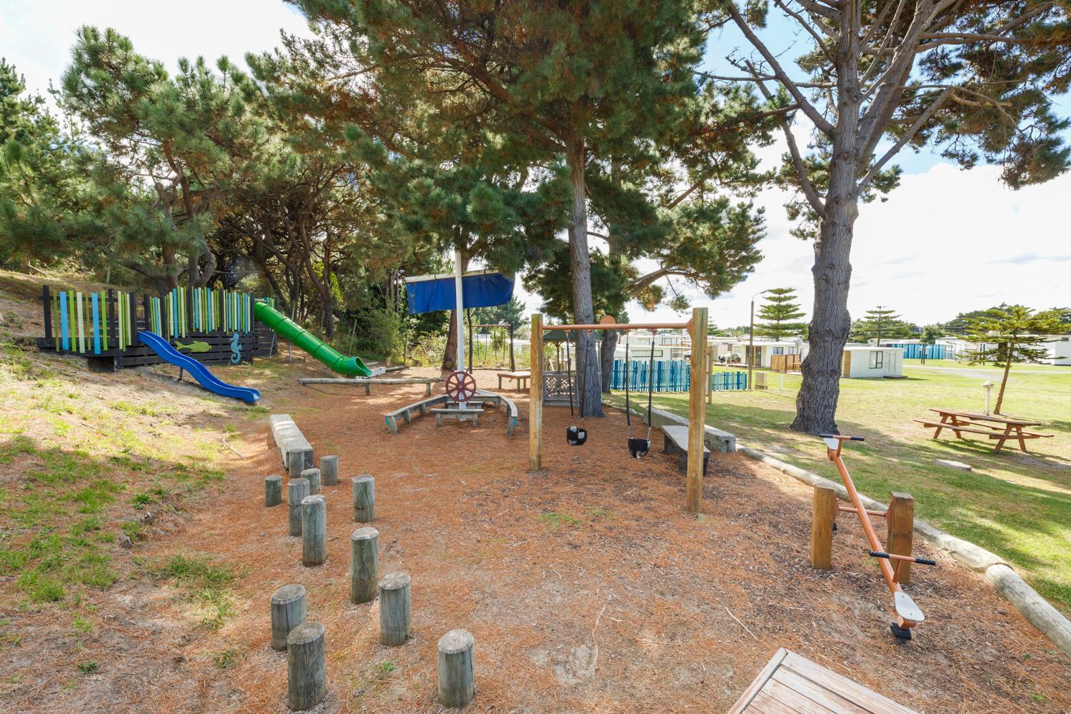 Foxton Beach Holiday Park Extérieur photo