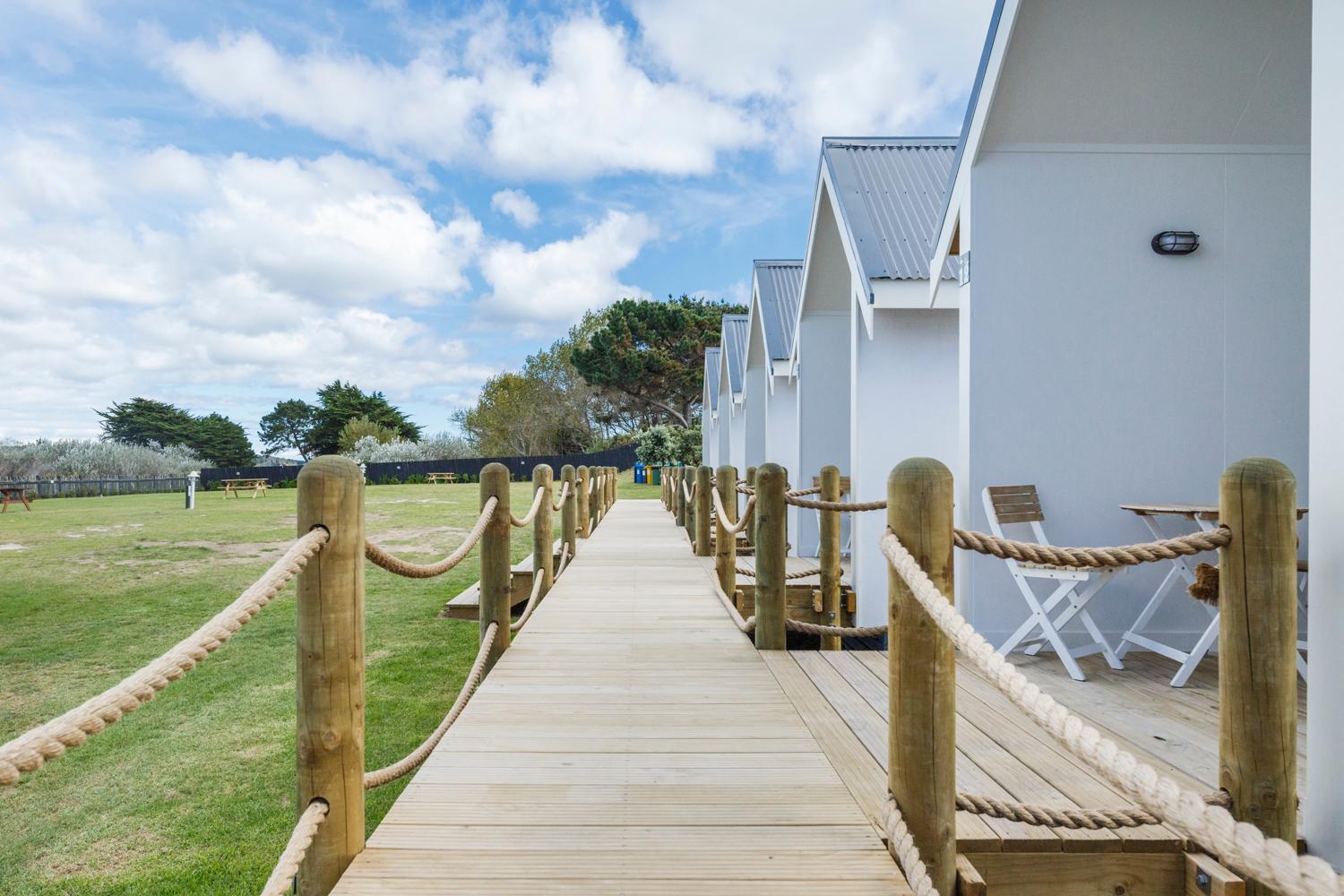 Foxton Beach Holiday Park Extérieur photo